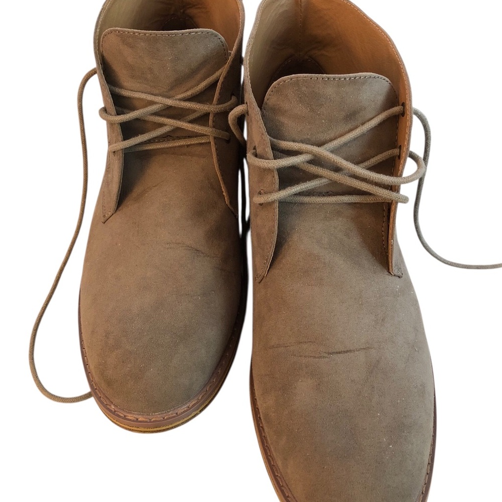 Old Navy Tan Faux Suede Desert Chukka Boots Mens Size 12